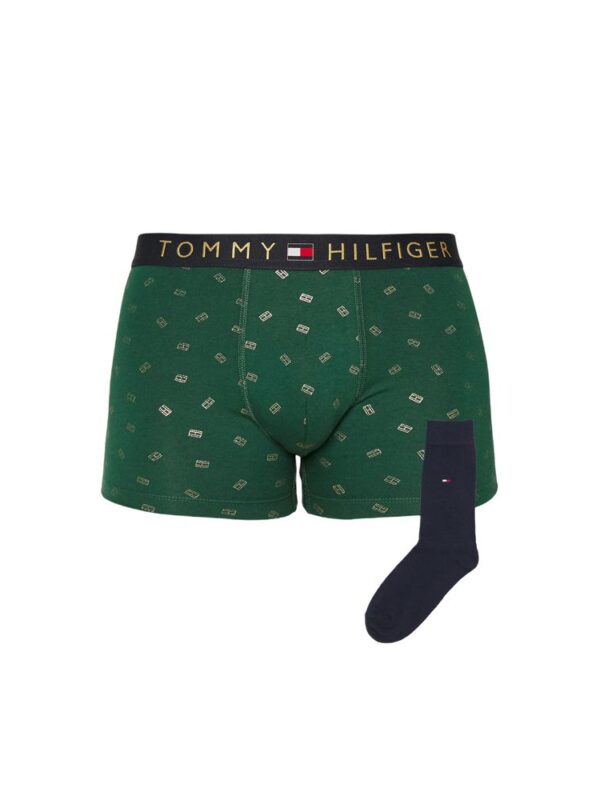 Tommy Hilfiger Green Cotton Boxer