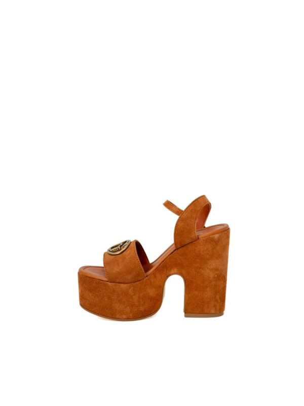 Guess Brown Suede Leather High Heel