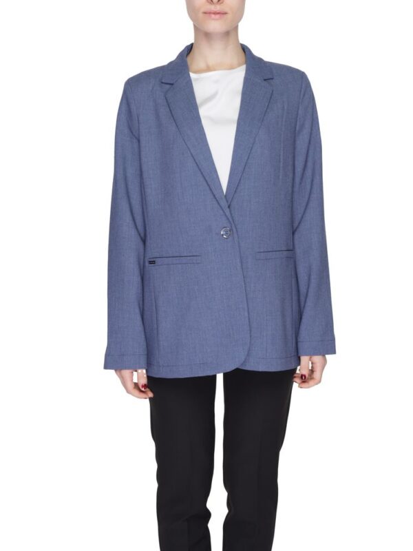 Street One Blue Polyester Blazer