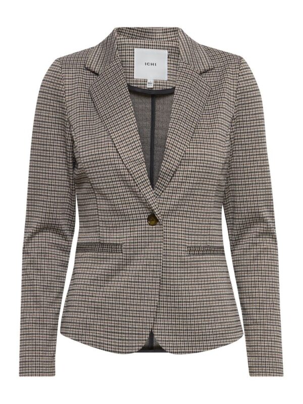 ICHI Beige Polyester Blazer