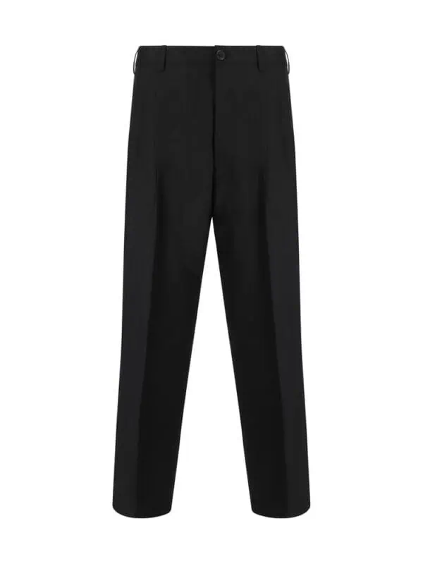 Black tailored dress pants for men, formal and stylish. Perfect for office wear, events, or upscale casual occasions with a comfortable fit and sleek design.