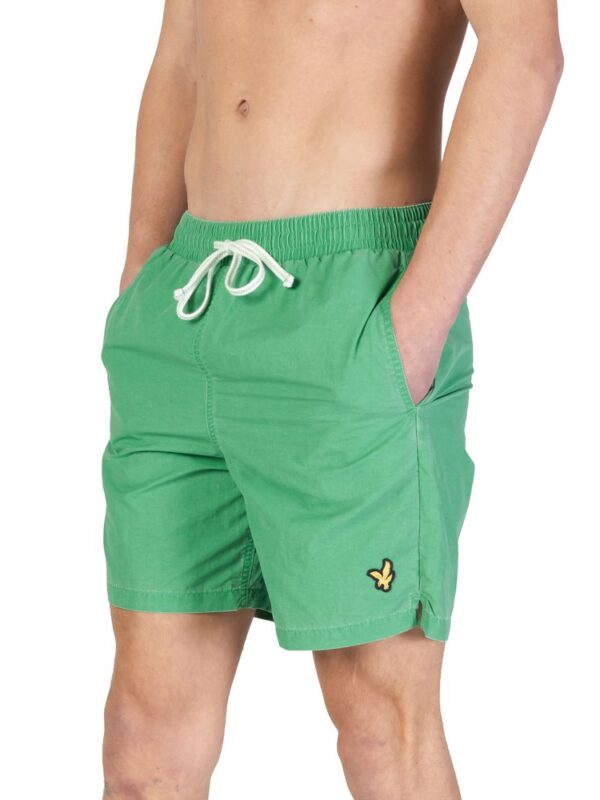 Lyle & Scott Green Nylon Swim Short