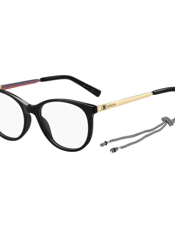M Missoni Black Acetate Frames