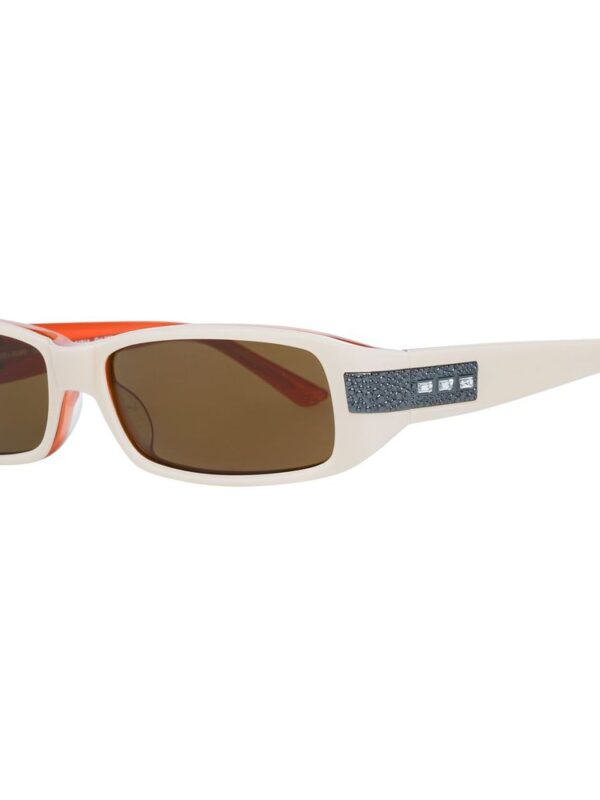 More & More Brown Plastic Sunglasses