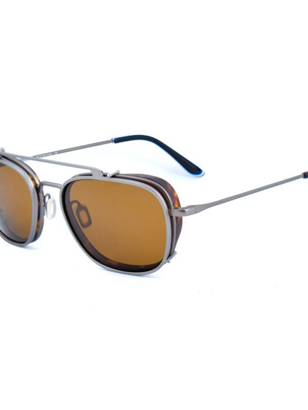 Vuarnet Brown Stainless Steel Frames