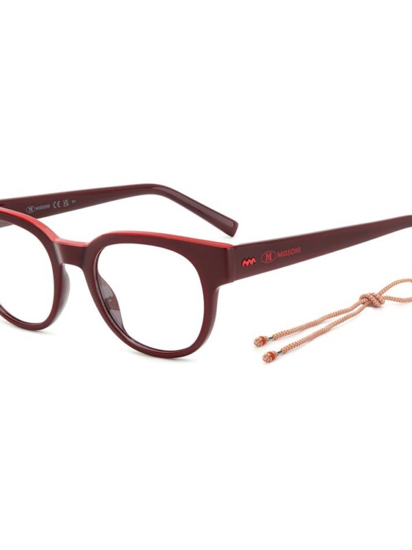 M Missoni Red Resin Frames
