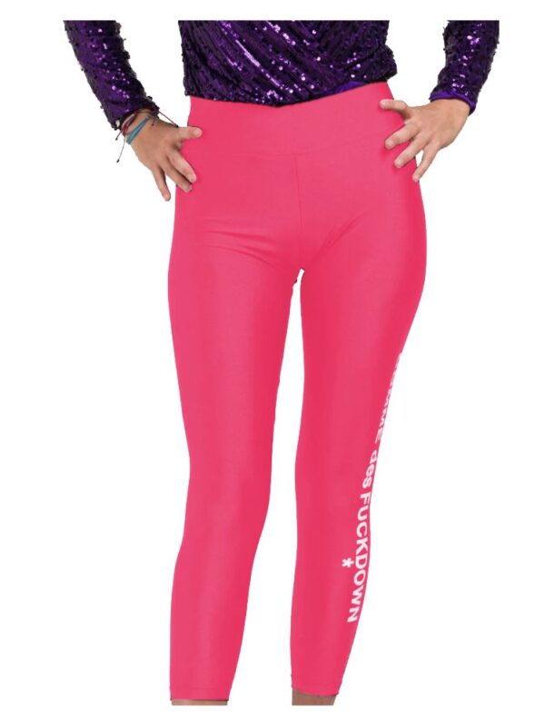 Comme Des Fuckdown Pink Nylon Jeans & Pant