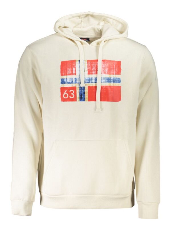Norway 1963 White Cotton Men Sweater