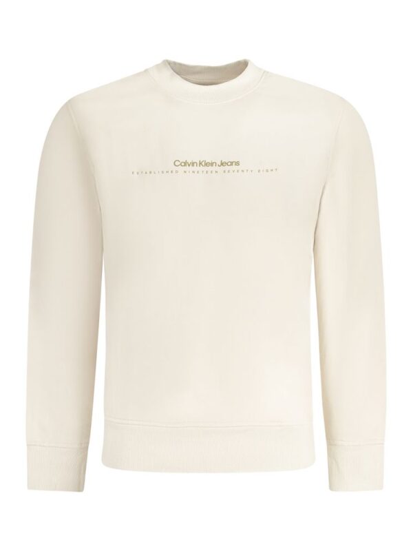 Calvin Klein Beige Cotton Men Sweater