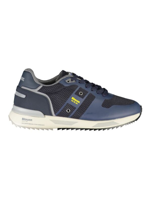 Blauer Dapper Blue Sneakers with Contrast Detailing