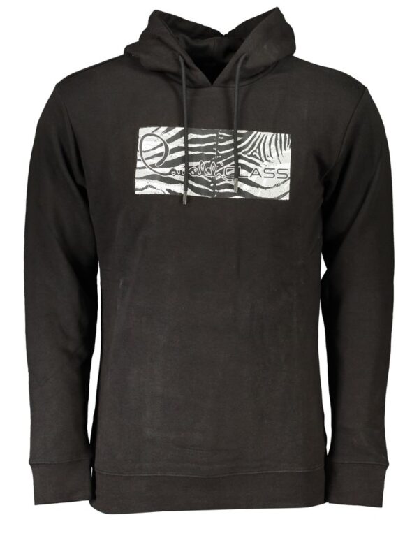 Cavalli Class Black Cotton Men Sweater