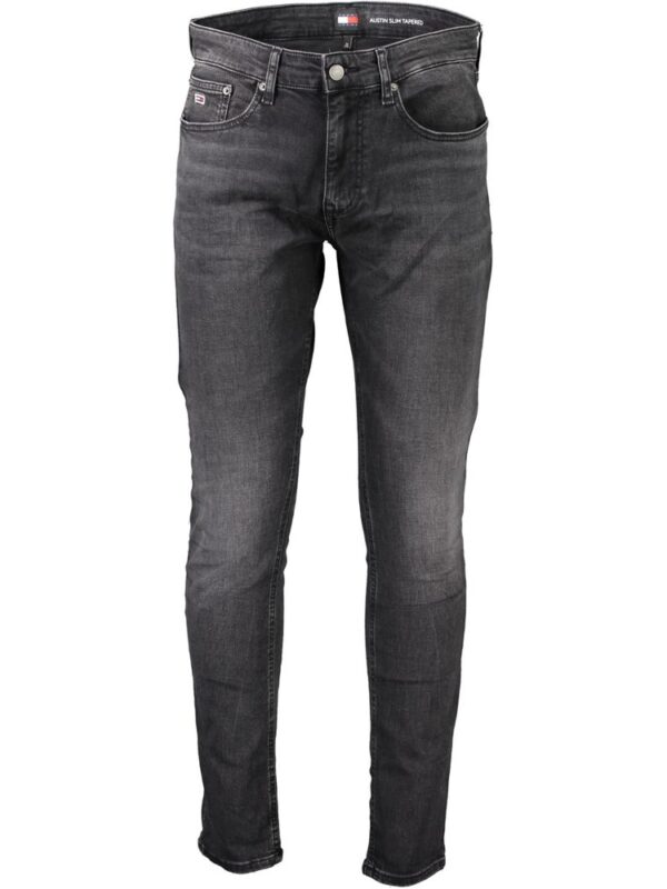 Tommy Hilfiger Black Cotton Jeans & Pant
