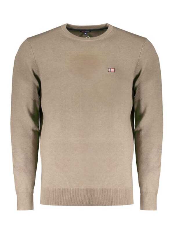 Norway 1963 Brown Wool Men Sweater