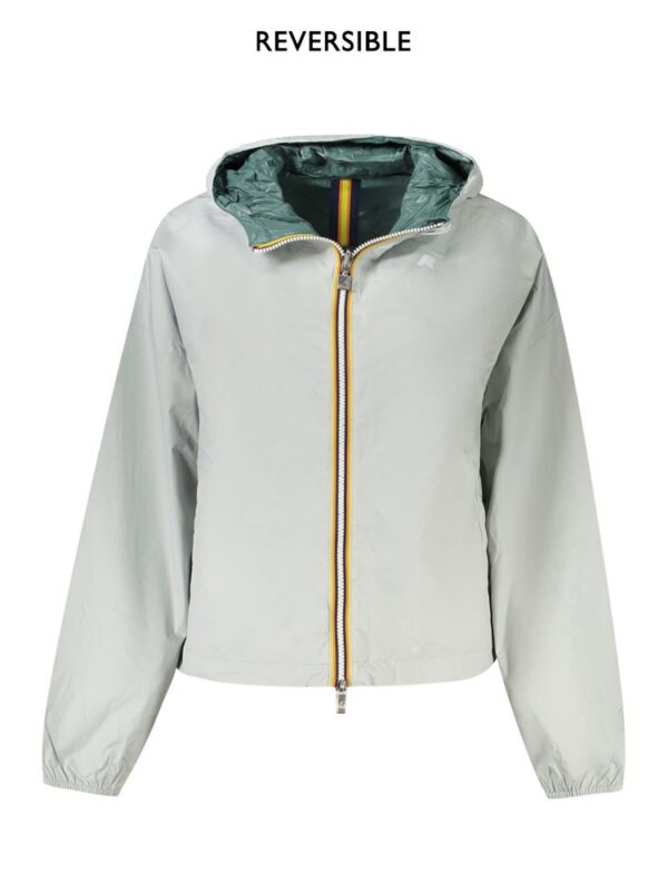K-WAY Gray Nylon Women Jacket