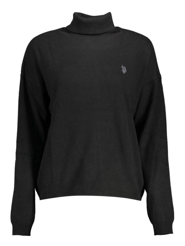 U.S. POLO ASSN. Black Wool Women Sweater