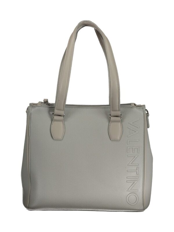 Mario Valentino Gray Polyethylene Handbag
