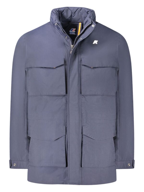 K-WAY Blue Polyamide Men Jacket