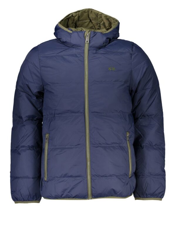 La Martina Chic Blue Lightweight Hooded Jacket