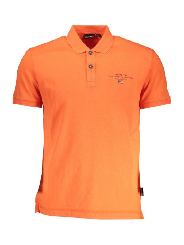 Napapijri Red Cotton Men Polo Shirt