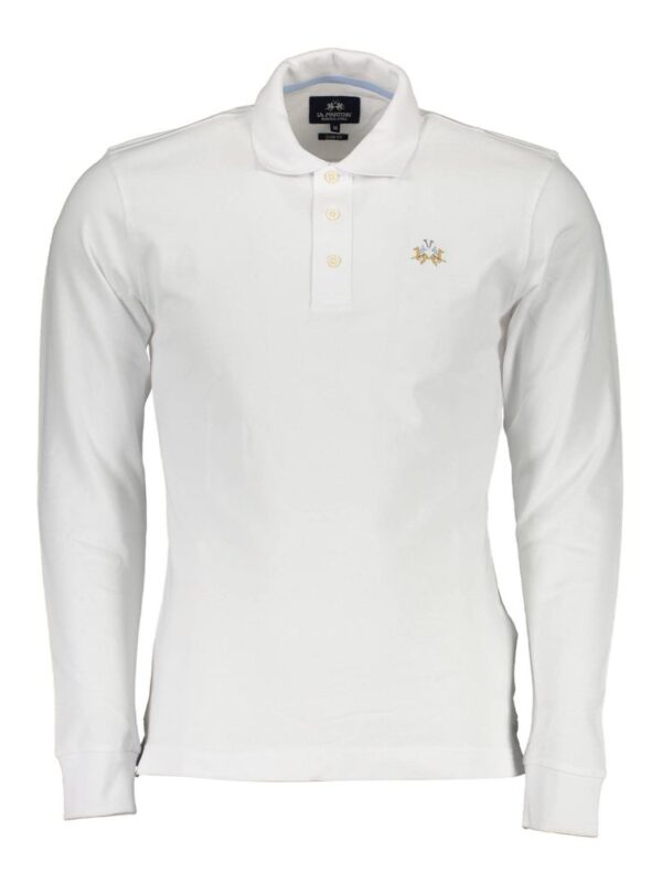 La Martina Elegant Slim Fit Polo with Embroidery Details