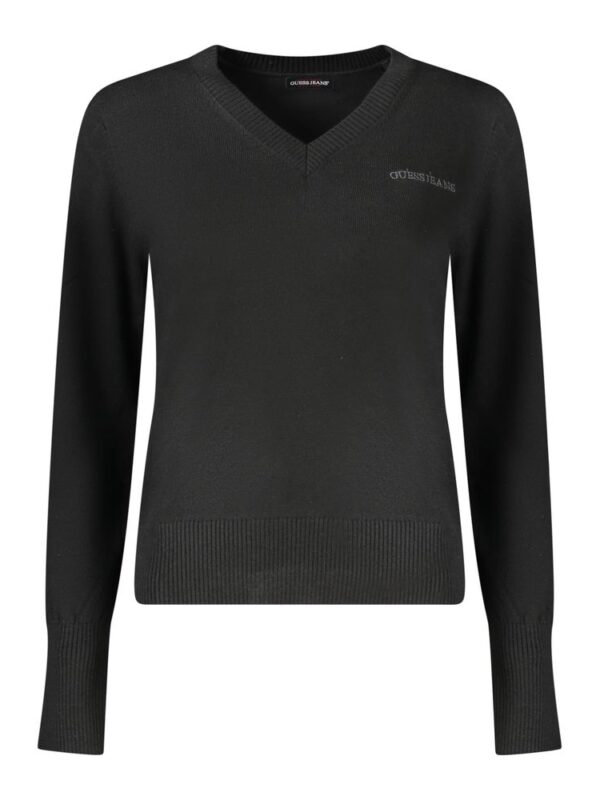 Guess Jeans Black Polyester Women Sweater