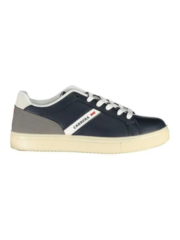 Men's black, white, and grey leather sneakers with "Carrera" branding and stylish design, perfect for casual and sporty looks.