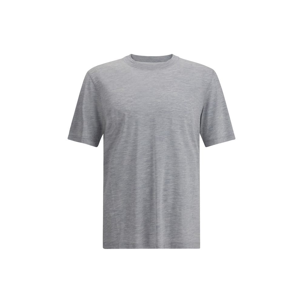 Relaxed fit gray men's T-shirt, casual wear for everyday comfort.