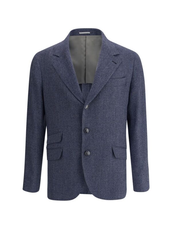 Brunello Cucinelli Wool Blazer Jacket