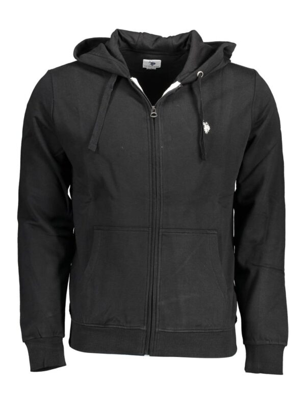 U.S. POLO ASSN. Black Cotton Men Sweater