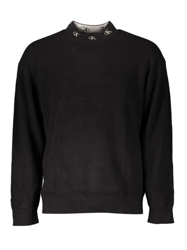 Calvin Klein Black Cotton Men Sweater