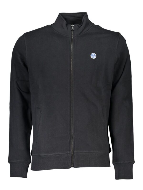 North Sails Black Cotton Men Sweater