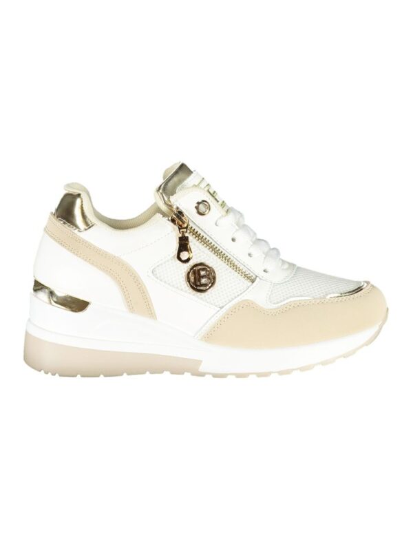 Laura Biagiotti Beige Polyester Women Sneaker