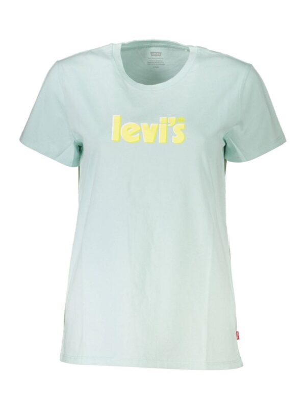Levi's Blue Cotton Women T-Shirt