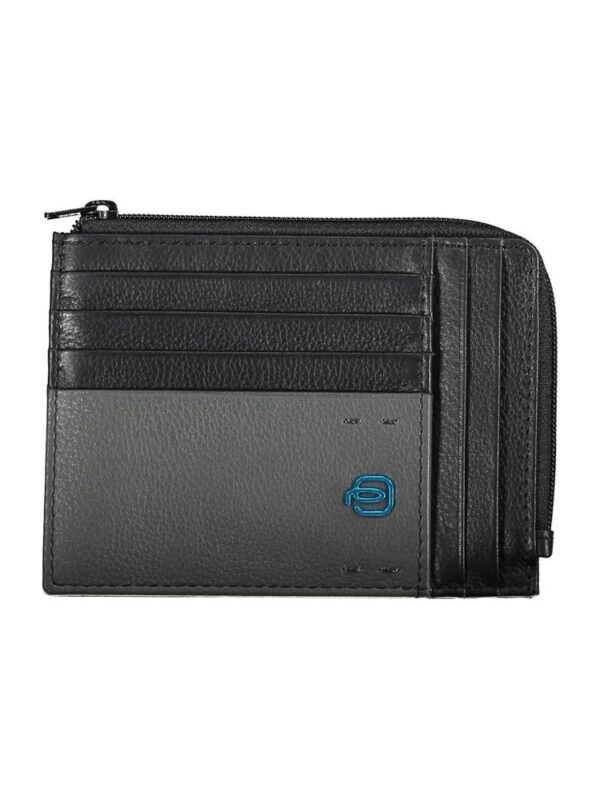 Piquadro Black Leather Men Wallet