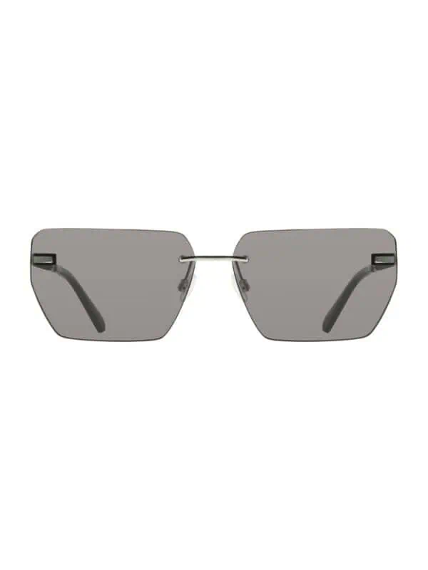 High-end sunglasses with dark polarized lenses, sleek design, and lightweight frame for stylish sun protection. Perfect for fashion-forward individuals seeking premium eyewear.