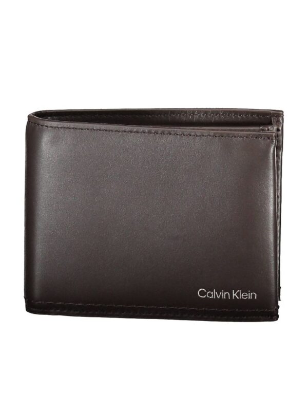 Calvin Klein Brown Leather Men Wallet