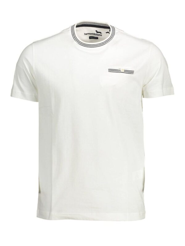 Harmont & Blaine White Cotton Men T-Shirt