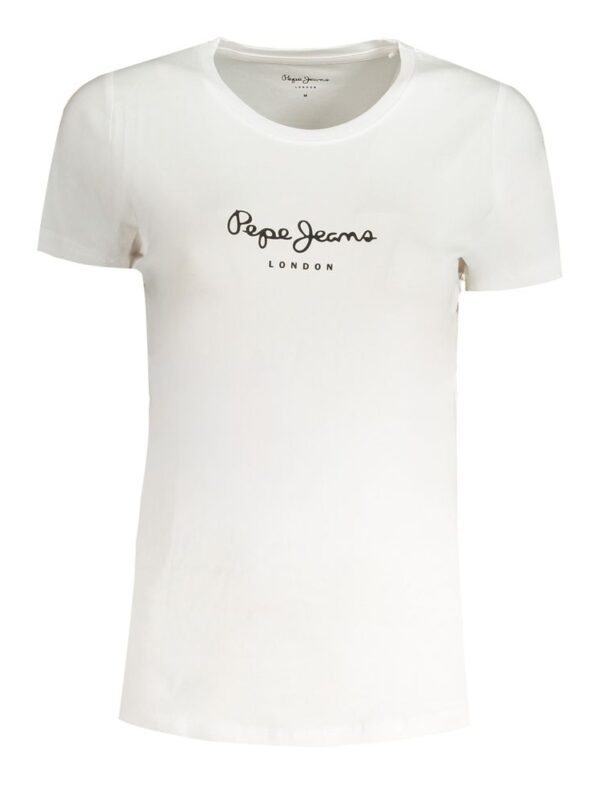 Pepe Jeans White Cotton Tops & T-Shirt