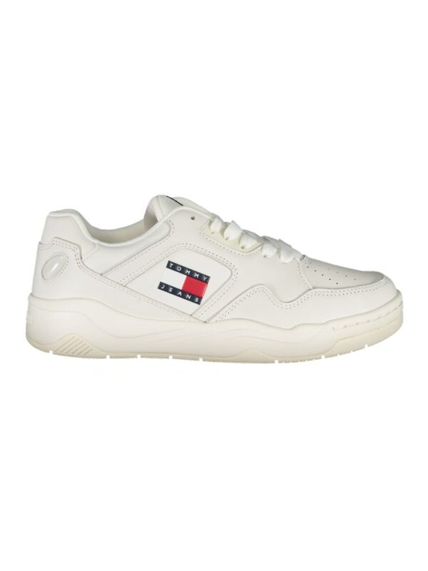 Tommy Hilfiger White Polyester Sneaker
