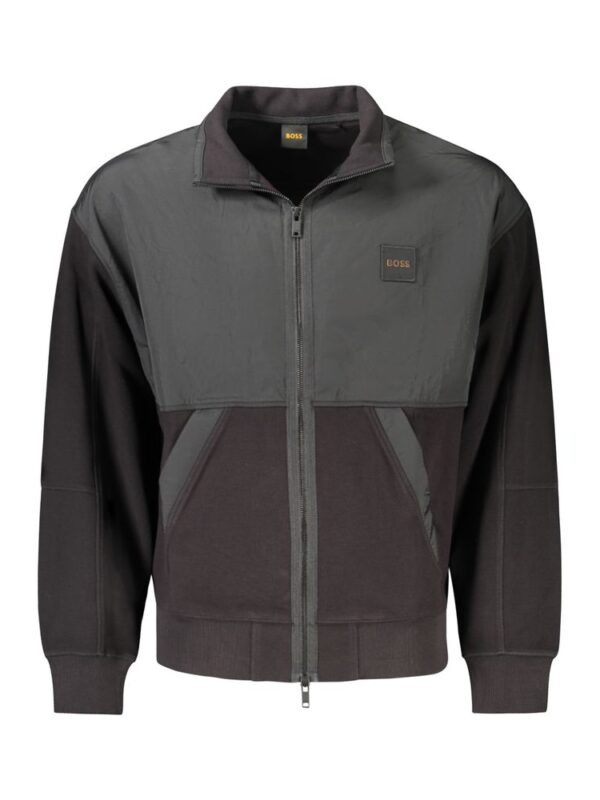 Hugo Boss Black Cotton Men Jacket