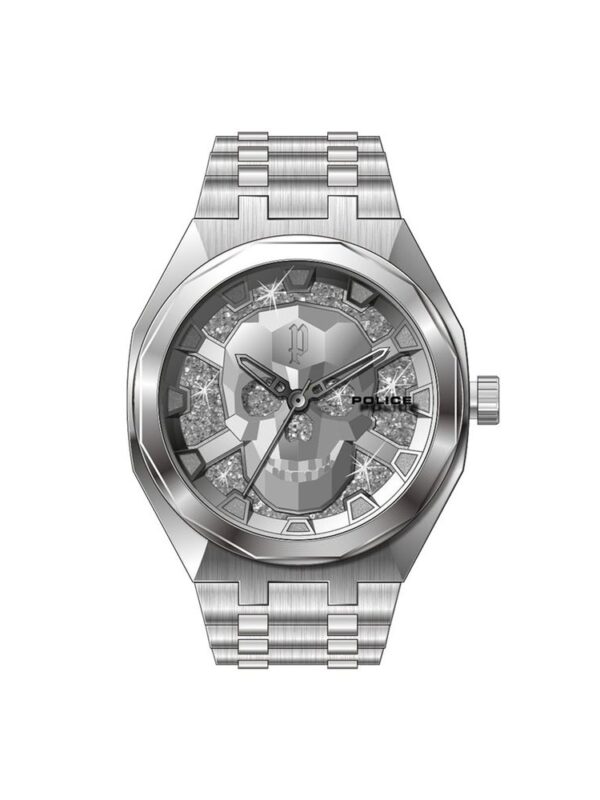 Police Silver Stainless Steel Watch