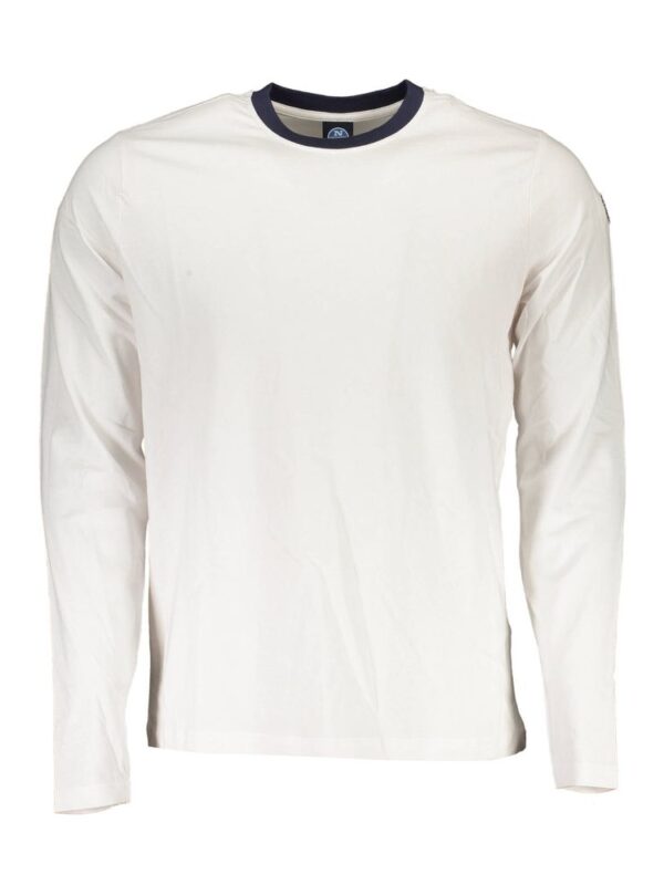North Sails White Cotton Men T-Shirt