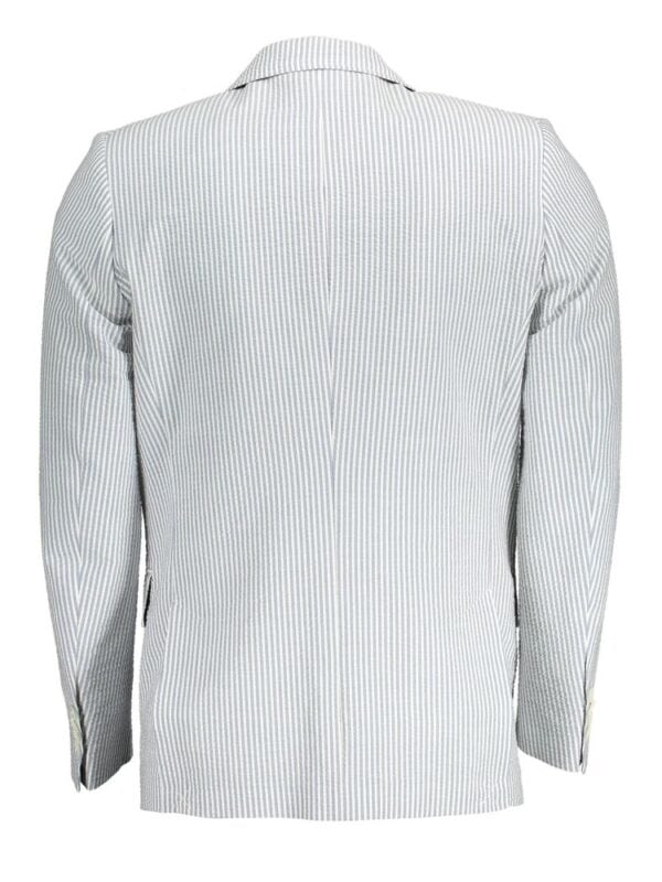 Men's stylish striped blazer with tailored fit, perfect for formal and casual occasions. Made from high-quality fabric for a comfortable, fashionable look.