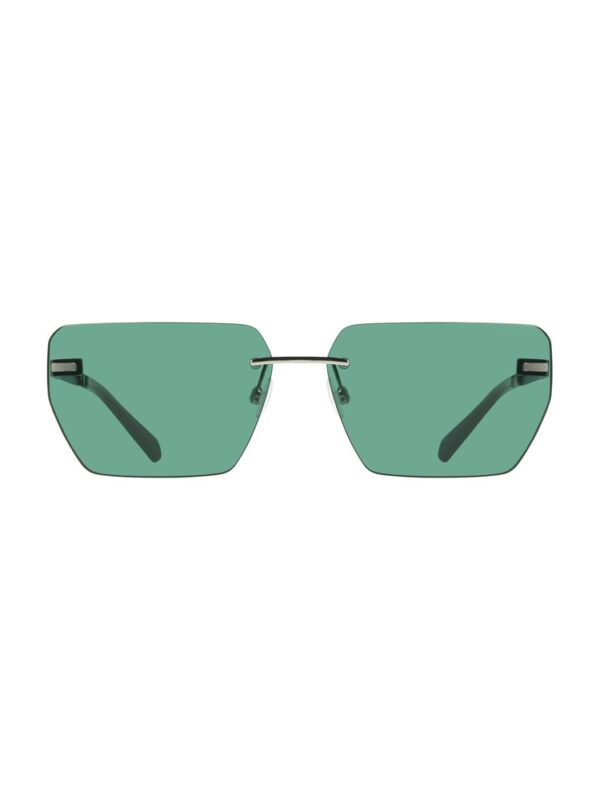 Calvin Klein Green Metal Men Sunglass