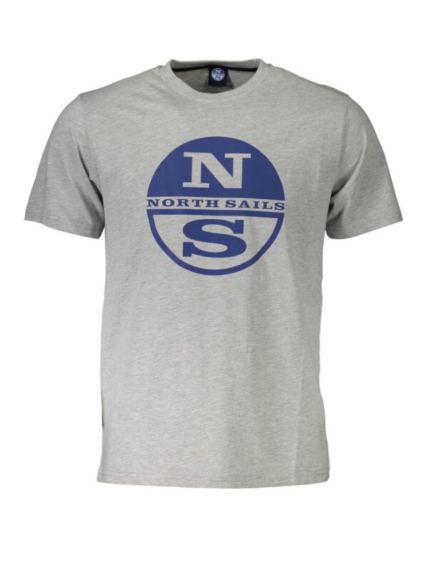 North Sails Brown Cotton Men T-Shirt