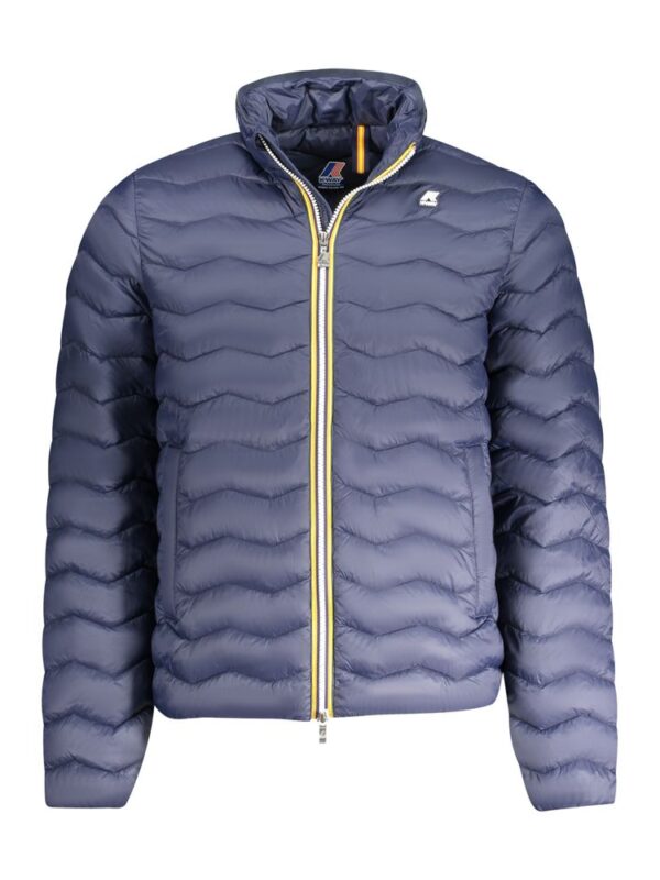 K-WAY Blue Polyamide Men Jacket
