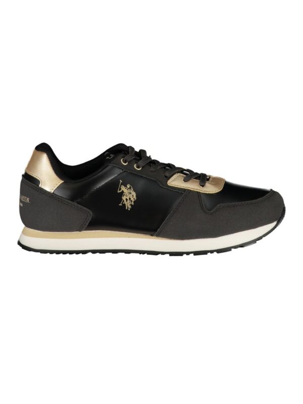 U.S. POLO ASSN. Black Polyester Sneaker