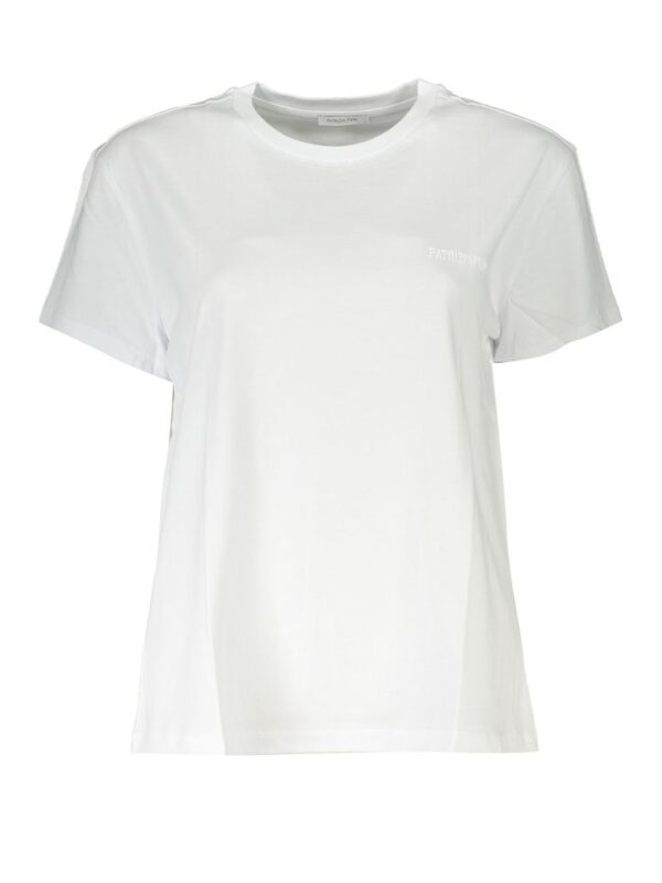 Patrizia Pepe Chic Organic Cotton Crew Neck Tee