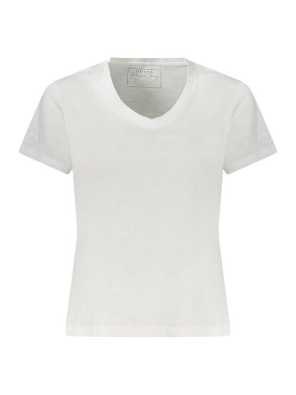 Guess Jeans White Cotton Women T-Shirt