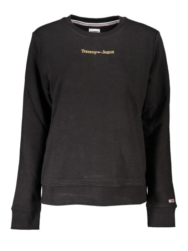 Tommy Hilfiger Black Cotton Women Sweater